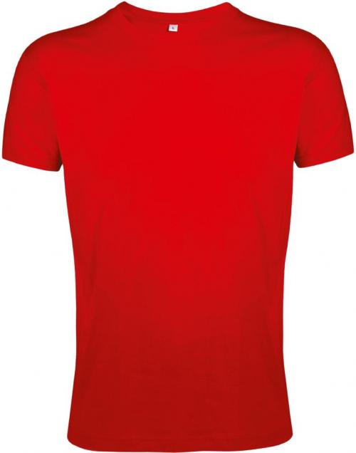 Футболка мужская приталенная Regent Fit 150, красная, размер L