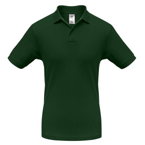 Рубашка поло Safran темно-зеленая, размер XL