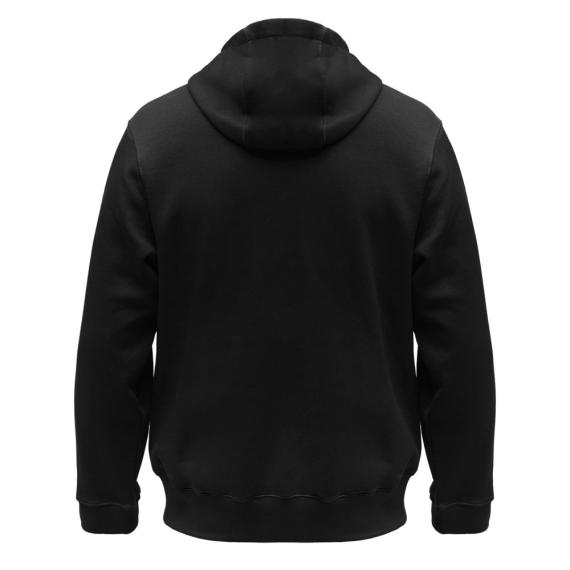 Толстовка мужская Hooded Full Zip черная, размер L