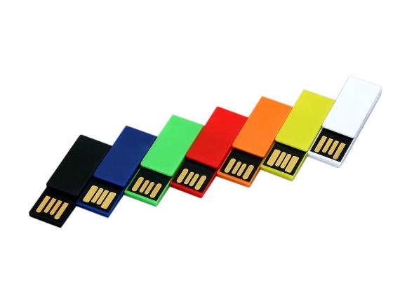 USB 2.0- флешка промо на 64 Гб в виде скрепки