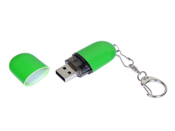 USB 2.0- флешка промо на 8 Гб каплевидной формы