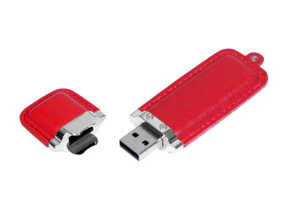 USB 2.0- флешка на 4 Гб классической прямоугольной формы