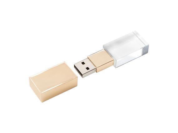 USB 2.0- флешка на 2 Гб кристалл классика