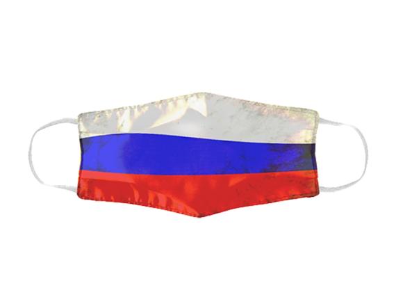Маска для лица многоразовая с полноцветной запечаткой в крое, S