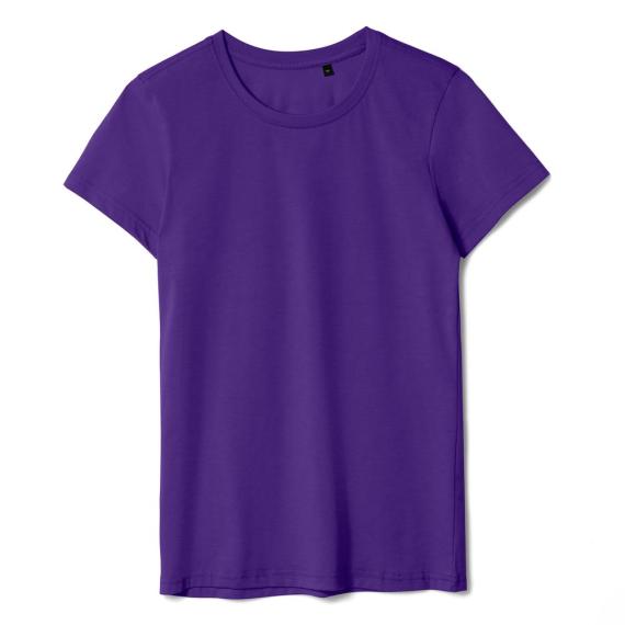 Футболка женская T-bolka Lady фиолетовая, размер 3XL