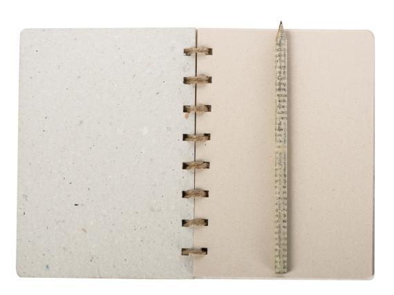 Блокнот А6 с бумажным карандашом и семенами цветов микс