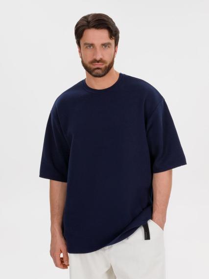 Джемпер с коротким рукавом Siluetti Volumica, темно-синий, размер XL/XXL