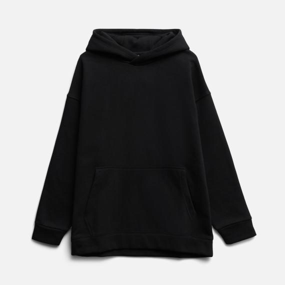 Худи оверсайз унисекс Snuggie, черное, размер M/L