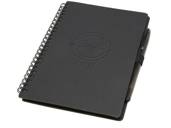 Блокнот А5 «Slate» с шариковой ручкой