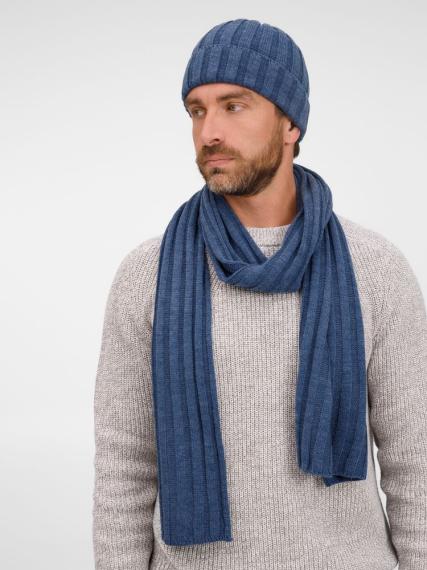 Шапка Metelitsa, синий меланж (джинс)