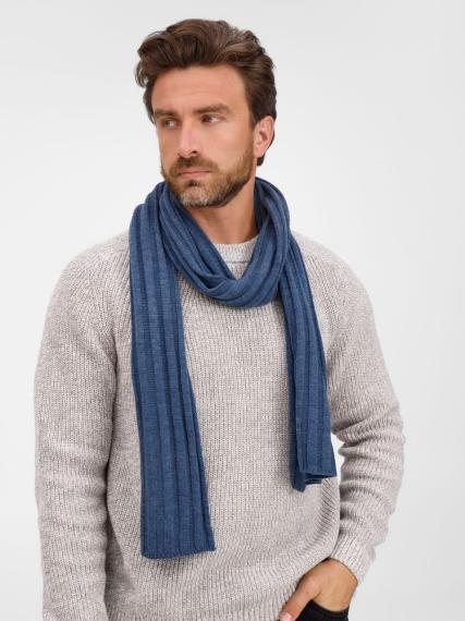 Шарф Metelitsa, синий меланж (джинс)