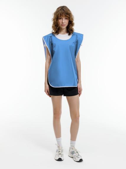 Манишка Member, голубая с белым