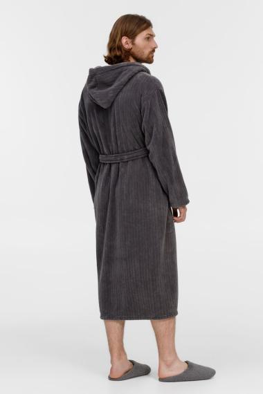 Халат флисовый Magic Mantle, темно-серый, размер XL/XXL