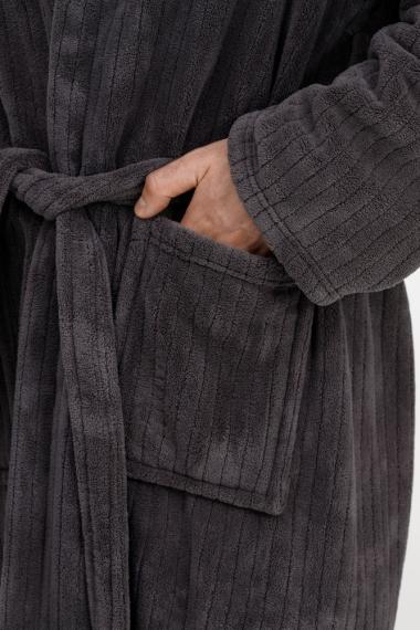 Халат флисовый Magic Mantle, темно-серый, размер XL/XXL