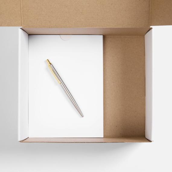 Набор «Планы на счастье», белый с золотистым