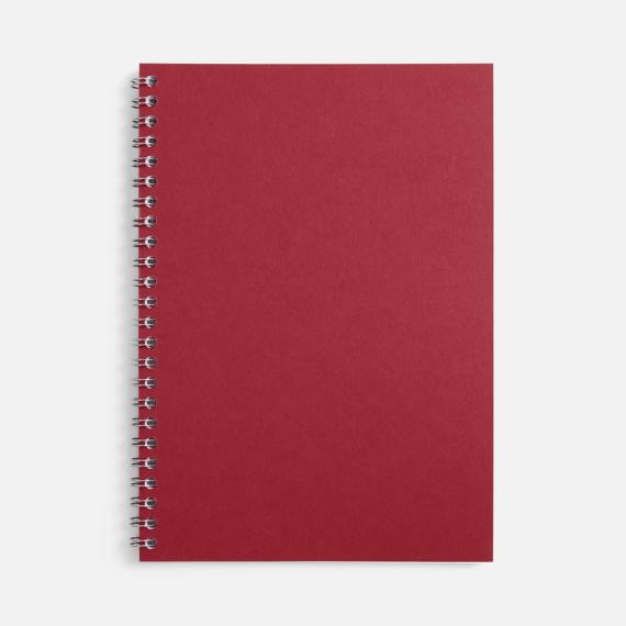 Блокнот Salvador в клетку, красный ver.2