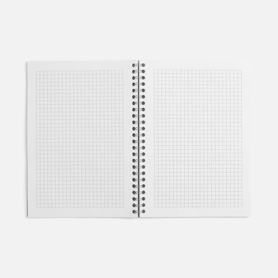 Блокнот Salvador в клетку, синий ver.2