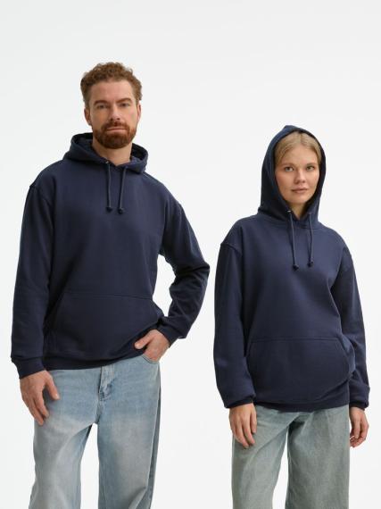 Худи унисекс Condor, темно-синее, размер 3XL