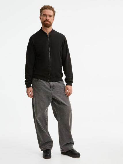 Бомбер унисекс Townie, черный, размер L