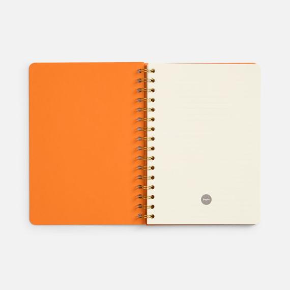 Ежедневник Spiral, недатированный, оранжевый