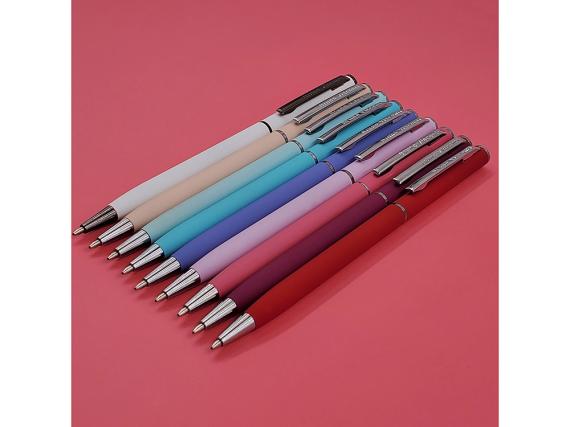 Ручка металлическая шариковая «Palermo», софт-тач