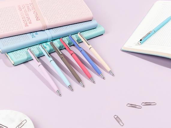 Ручка металлическая шариковая «Palermo», софт-тач