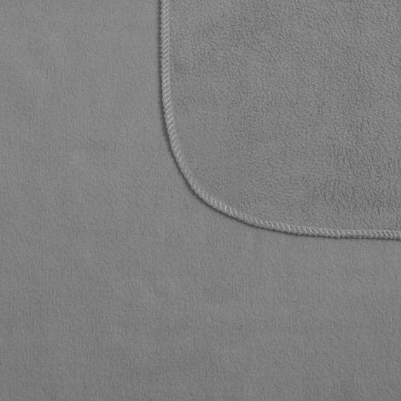 Флисовый плед Warm&Peace, серый