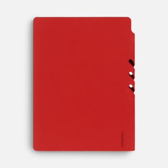 Ежедневник Flexpen Shall, недатированный, красный