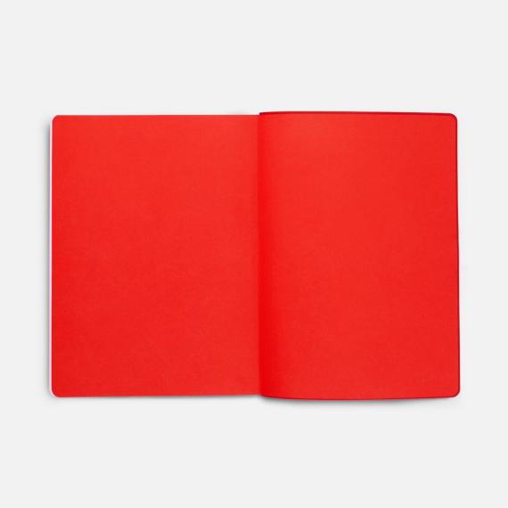 Ежедневник Flexpen Shall, недатированный, красный