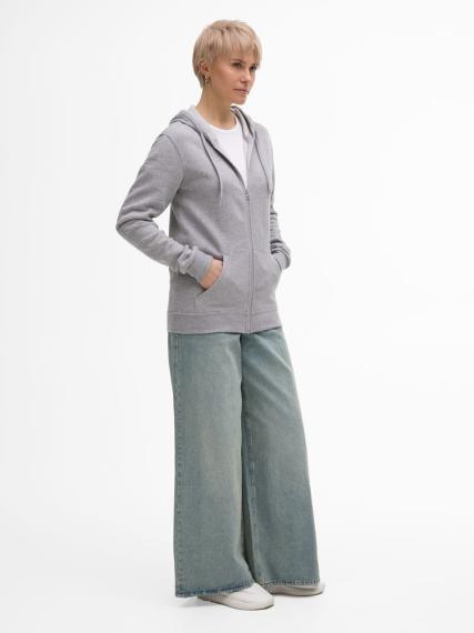 Толстовка унисекс Stone серый меланж, размер XL