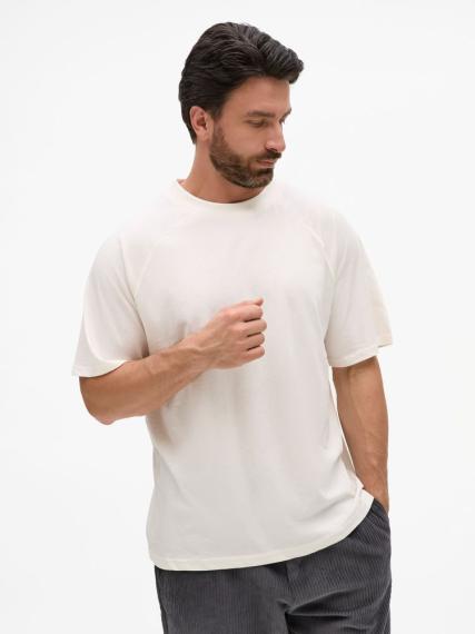 Футболка унисекс T2, молочно-белая, размер XS/S