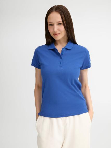 Рубашка поло женская People 210 ярко-синяя (royal), размер L