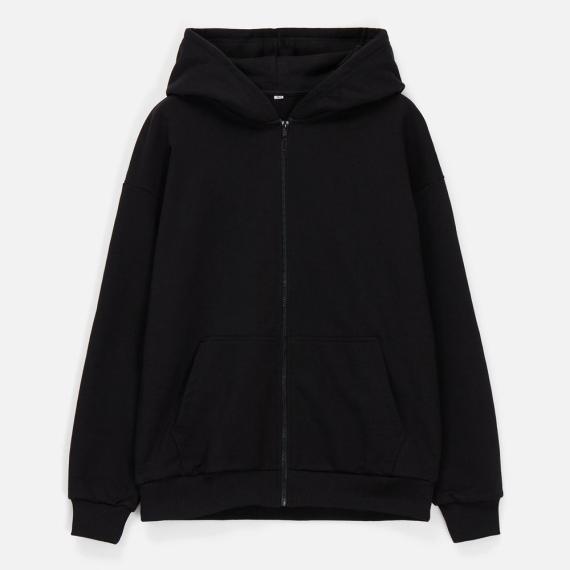 Толстовка унисекс оверсайз Sartoro, черная, размер M/L