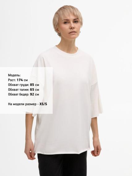 Футболка унисекс T1, молочно-белая, размер XL/XXL