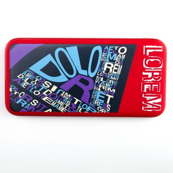 Aккумулятор Uniscend All Day Type-C 10000 мAч, красный