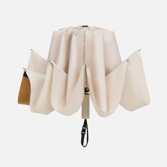 Зонт обратного сложения Easyroll, бежевый