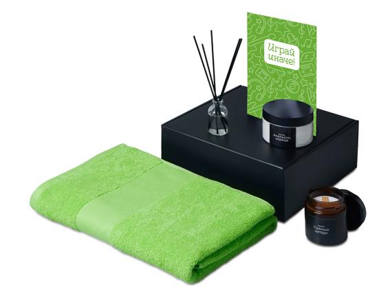 Подарочный набор «Re:y. Care» с полотенцем, солью для ванны и диффузором