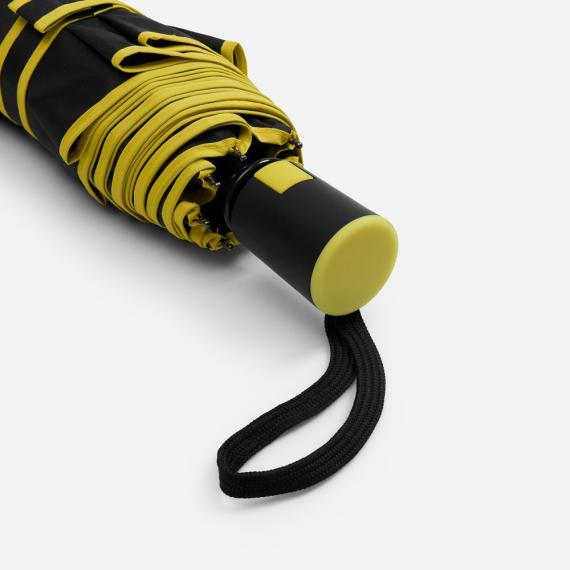 Зонт складной Edgeline, желтый