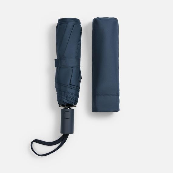 Зонт складной Cloudex, темно-синий