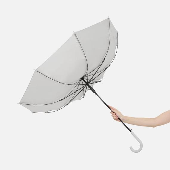 Зонт-трость Jolly Brolly, светло-серый