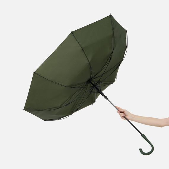 Зонт-трость Nimbrella, зеленый (хаки)