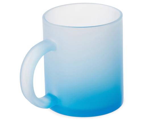 Стеклянная матовая кружка с градиентом для сублимации «Омбре»