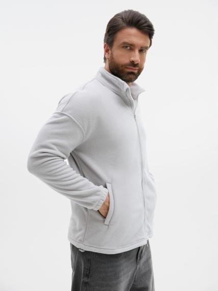 Куртка флисовая унисекс Nebo, светло-серая, размер XL