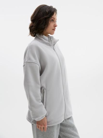 Куртка флисовая унисекс Nebo, светло-серая, размер XL