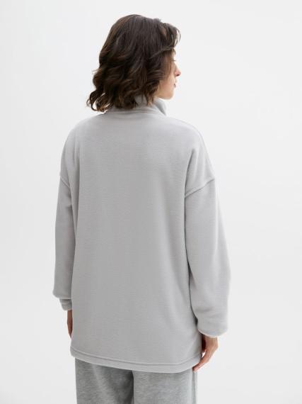 Куртка флисовая унисекс Nebo, светло-серая, размер XL