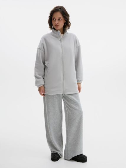 Куртка флисовая унисекс Nebo, светло-серая, размер XL