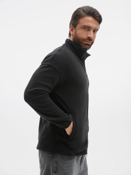 Куртка флисовая унисекс Nebo, черная, размер M