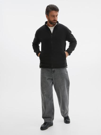 Куртка флисовая унисекс Nebo, черная, размер M