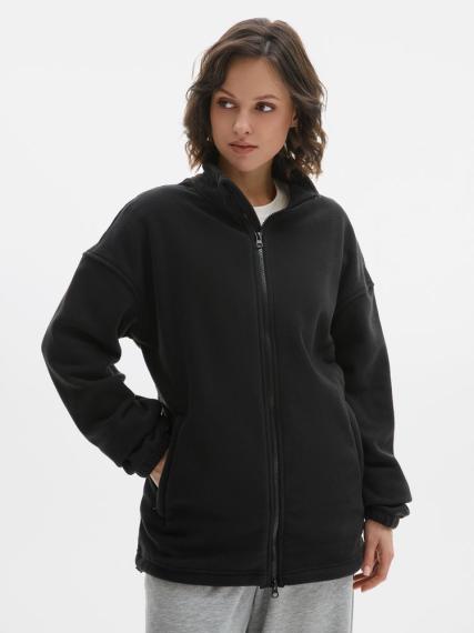 Куртка флисовая унисекс Nebo, черная, размер M