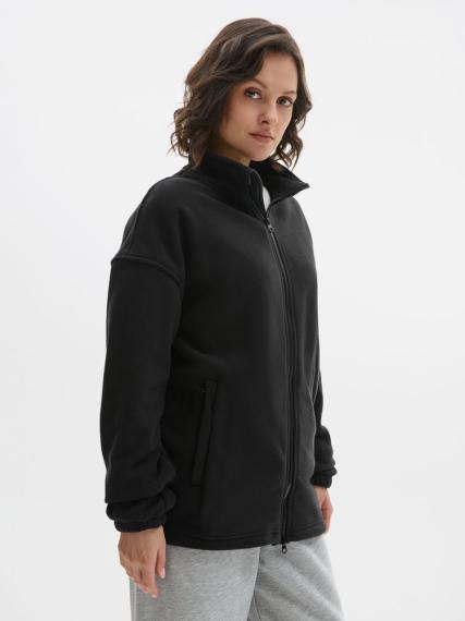 Куртка флисовая унисекс Nebo, черная, размер M